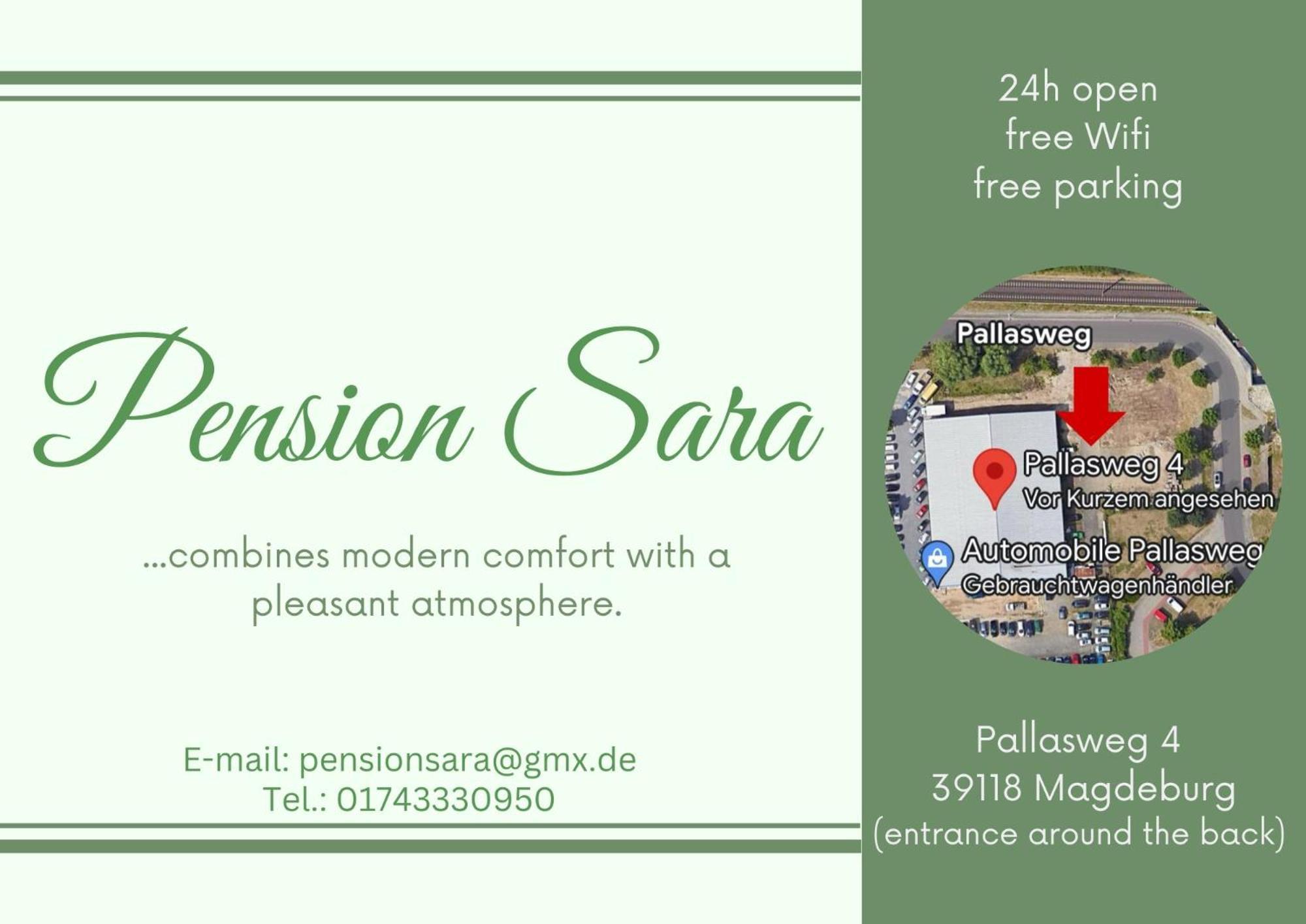 Pension Sara Magdeburg Exterior foto